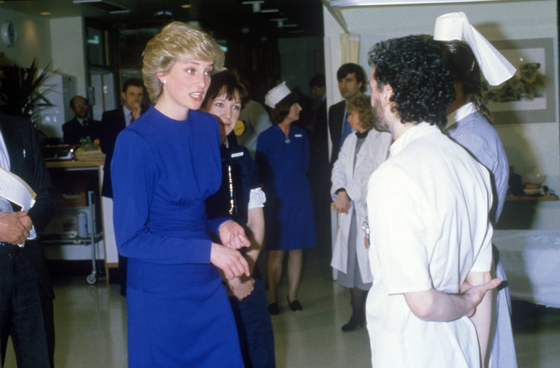 Princess Diana Middlesex Hospital Staff