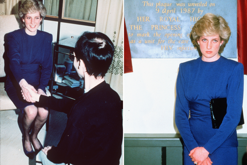 Princess Diana Handshake Image That Tackled Stigma