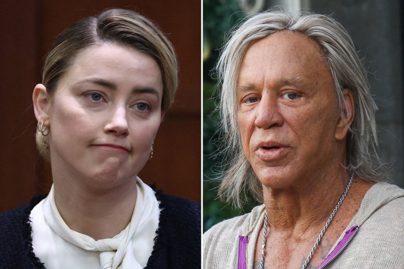 Amber Heard called "gold-digger" by Mickey Rourke