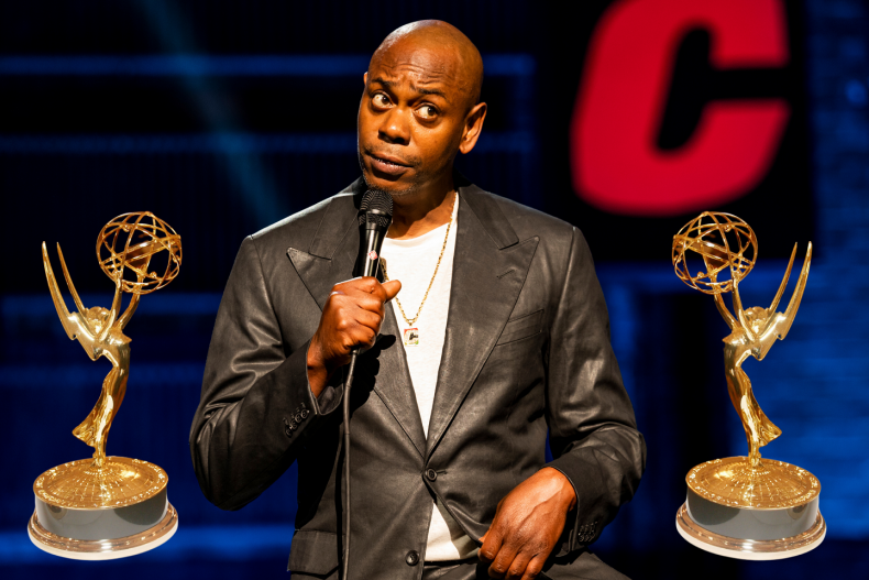 Dave Chappelle and two Emmy Awards