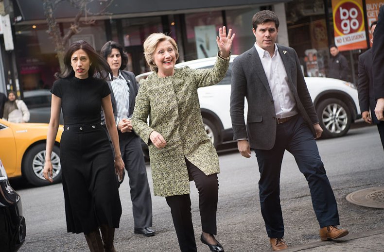 Huma Abedin and Hillary Clinton