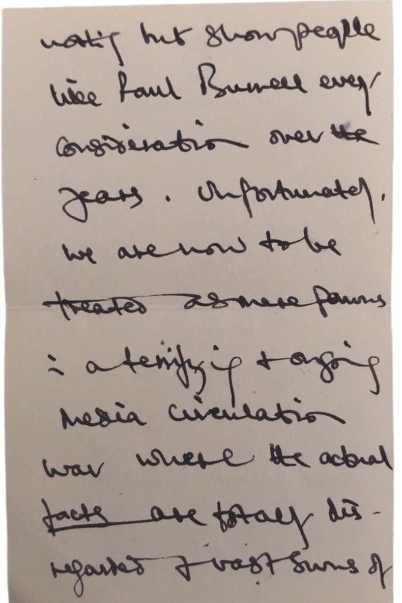 Prince Charles Letter Denouncing Media