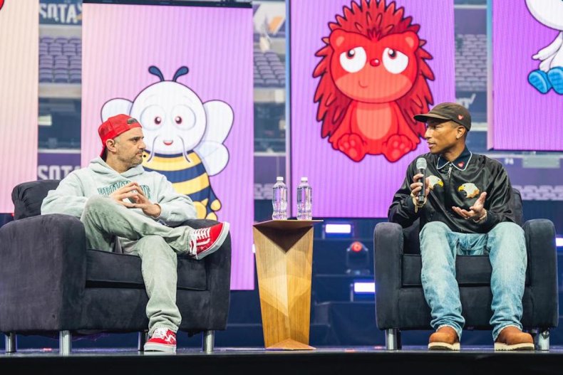 Gary Vaynerchuk and Pharell Williams at VeeCon