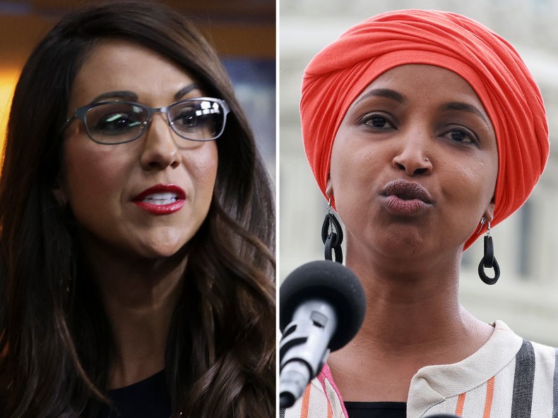 Lauren Boebert and Ilhan Omar