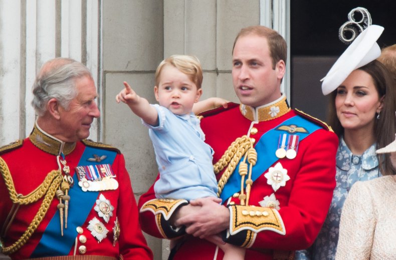 Prince George First Balcony Appearance