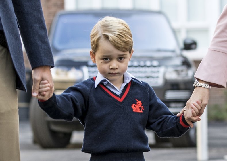 Prince George First Day at School