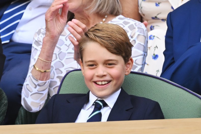 Prince George Attends Wimbledon