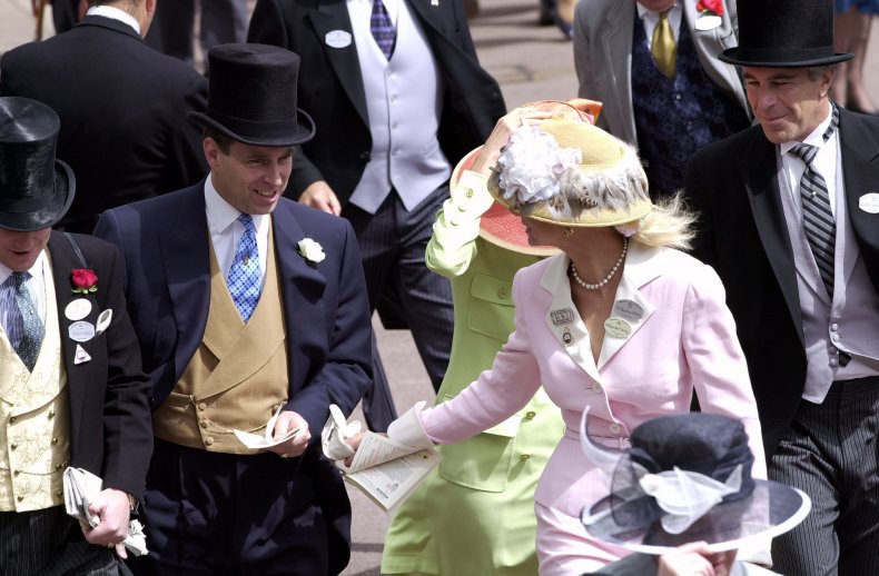 Prince Andrew and Jeffrey Epstein Ascot