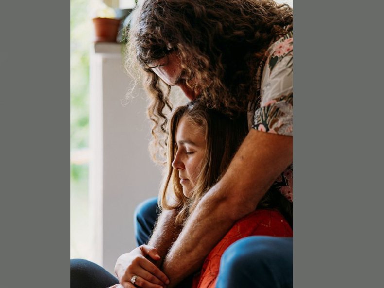 Cuddle therapy client