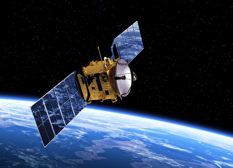 Satellite in space
