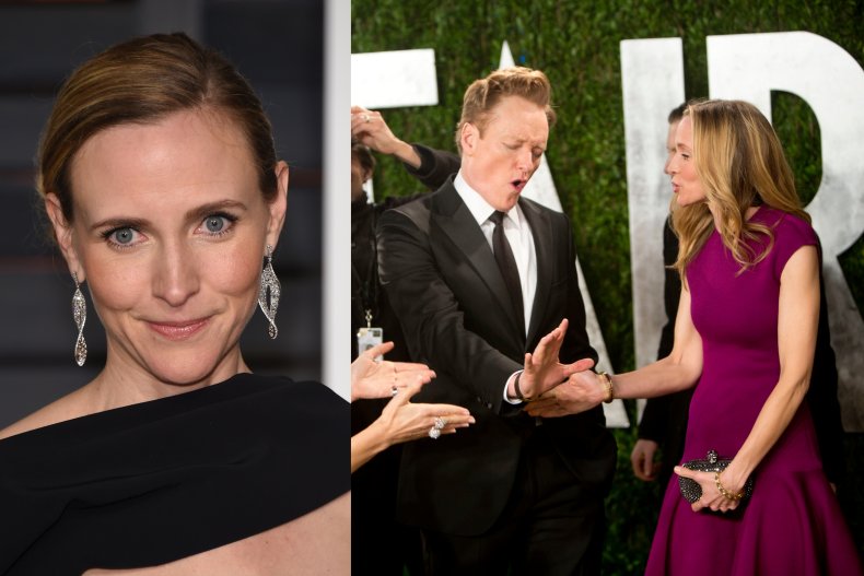 Liza Powel O'Brien pictured with Conan