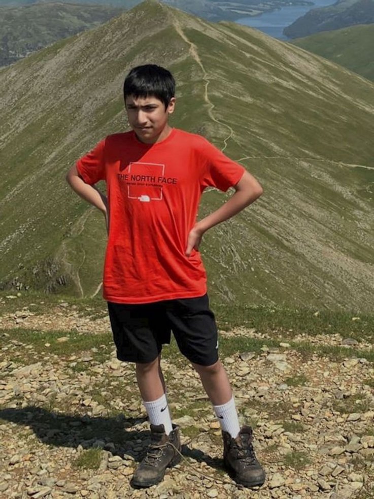 Sami Ahmed on mountaintop