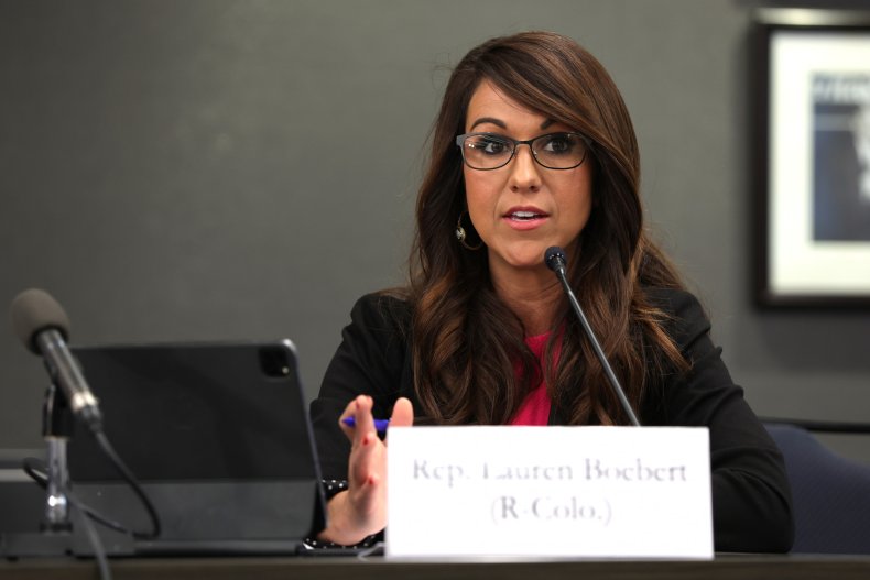 U.S. Rep. Lauren Boebert (R-CO) speaks