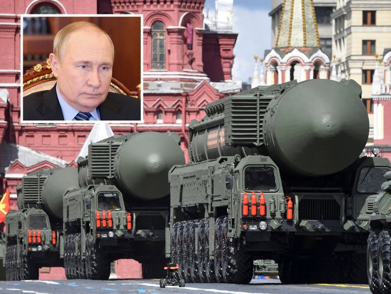 Russian Yars intercontinental ballistic missile launchers