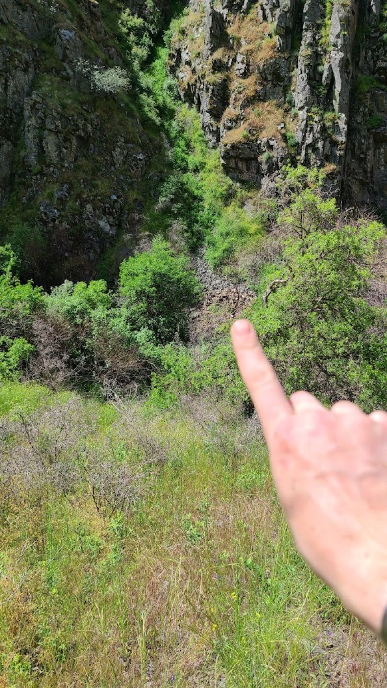 site of bones