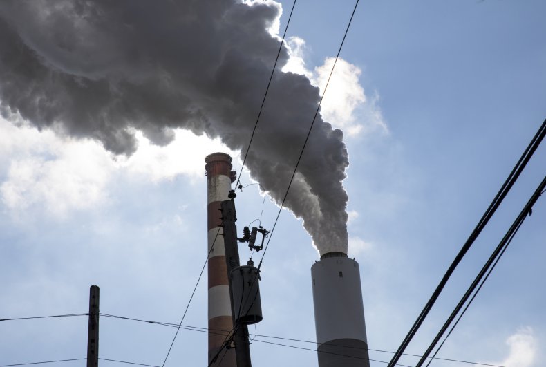 A view of smoke stack