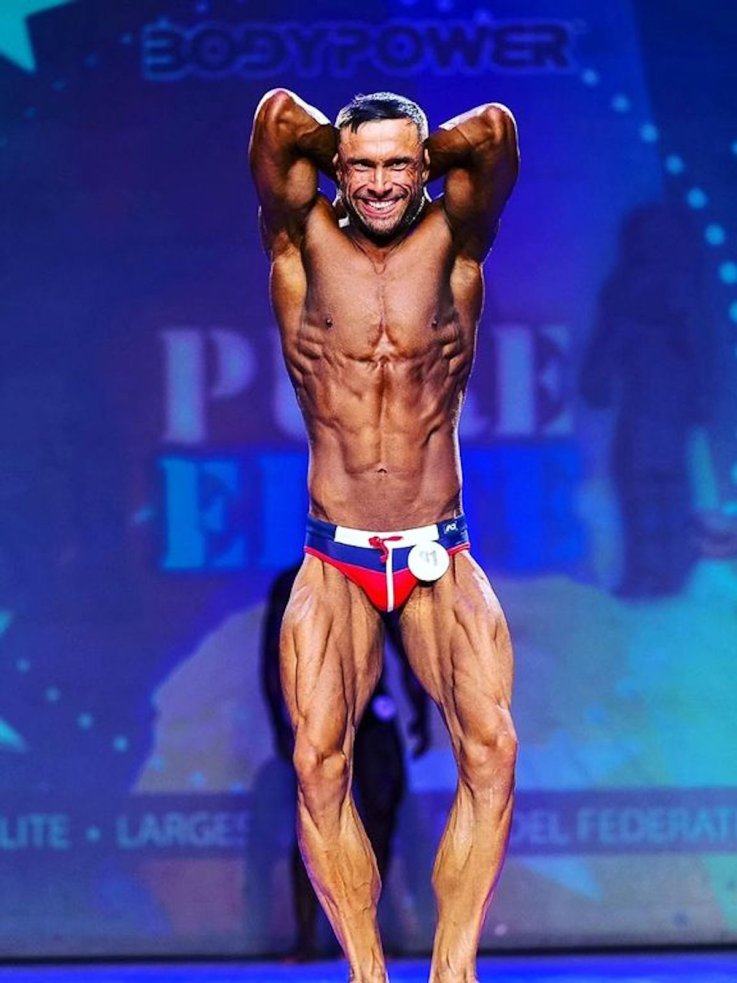 Dale Wilson bodybuilding competition