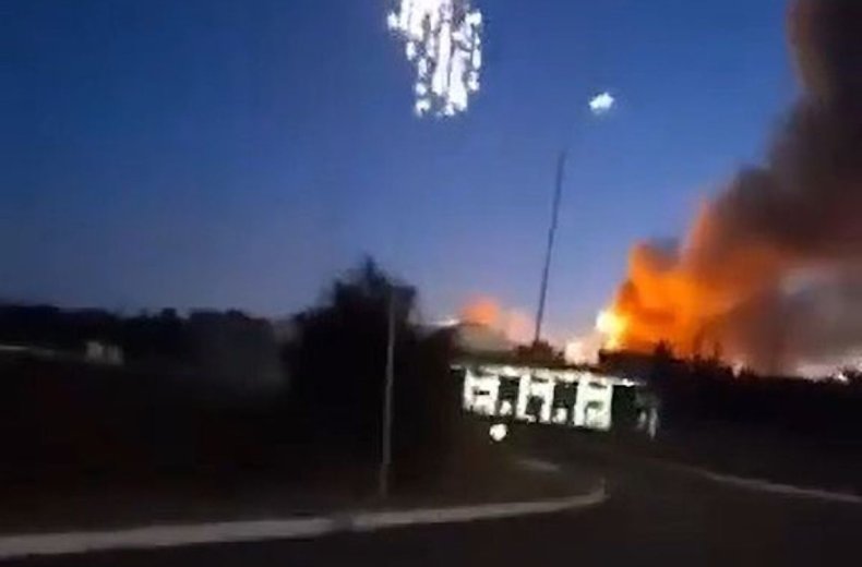 Kadiivka ammo depot hit by Ukraine