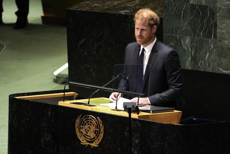 Prince Harry UN Address Honoring Nelson Mandela