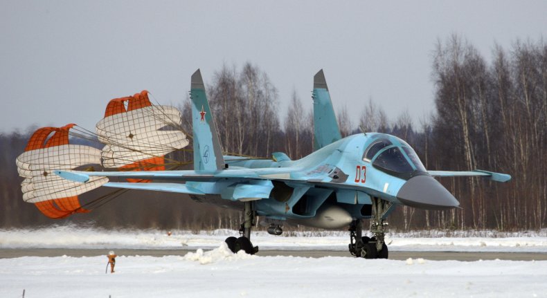  Russian Su-34 bomber 