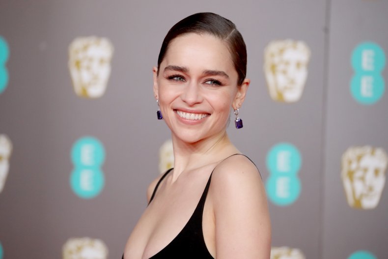 Emilia Clarke at 2020 BAFTA.