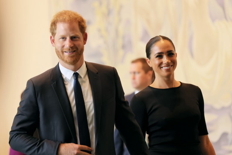 Prince Harry Meghan Markle Arrive at U.N.