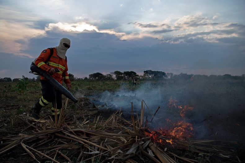 Fire in Brazil