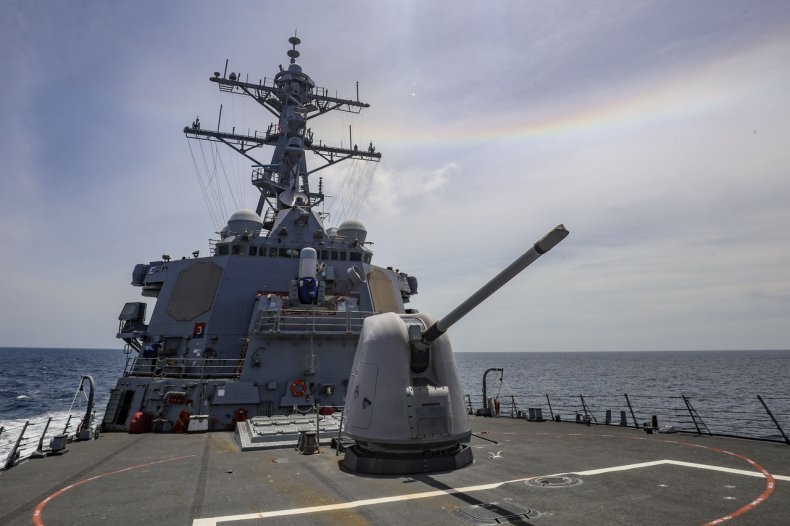 China Irked By U.S. Warship Near Taiwan