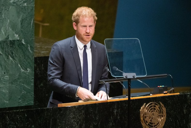 Discours du prince Harry à l'ONU en l'honneur de Nelson Mandela