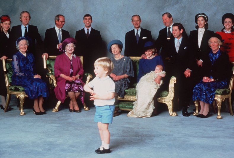 Prince Harry's Christening, 1984