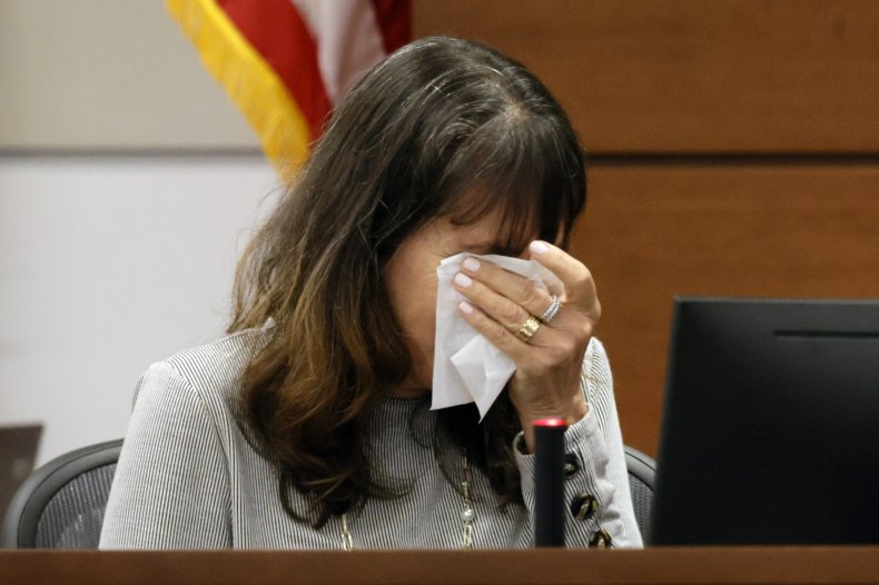 Teacher Cries on Stand
