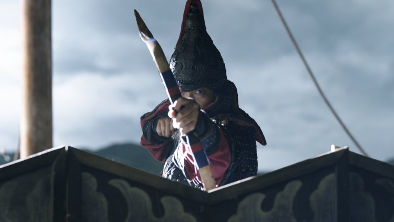 Still from Korean "Hansan: Rising Dragon" film