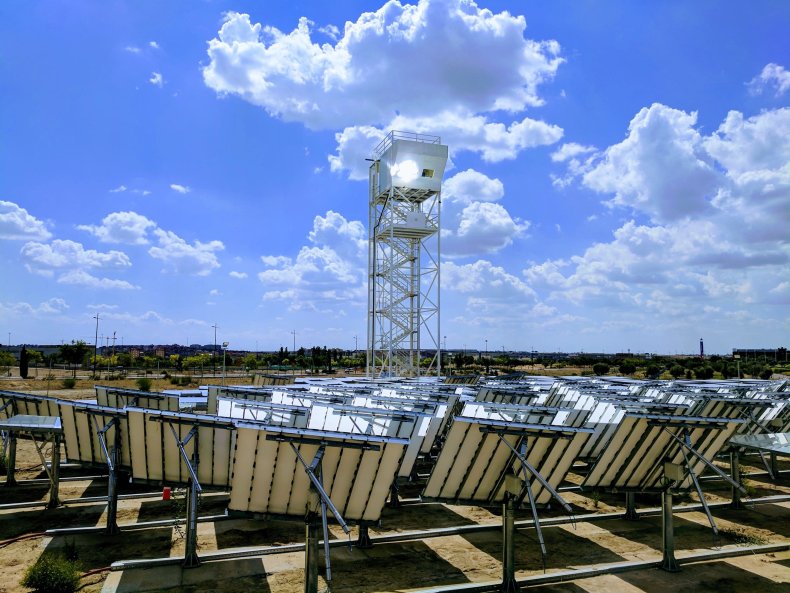 Solar fuel-production plant at IMDEA Madrid