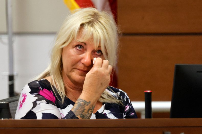 Teacher Cries During Testimony
