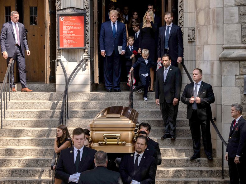 Funeral of Ivana Trump 