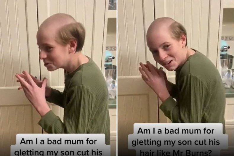 Screengrabs from Clark's video.