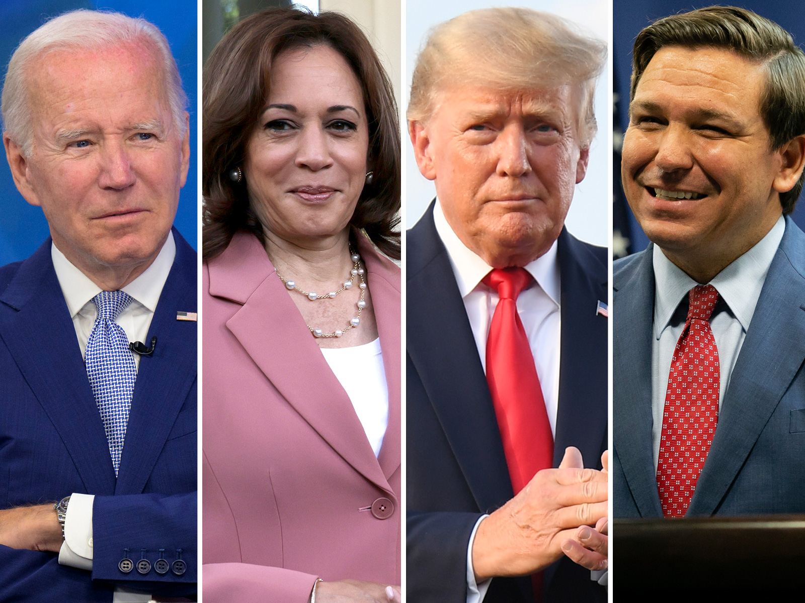 Biden And Harris Would Both Beat Either Trump Or DeSantis In 2024: Poll ...