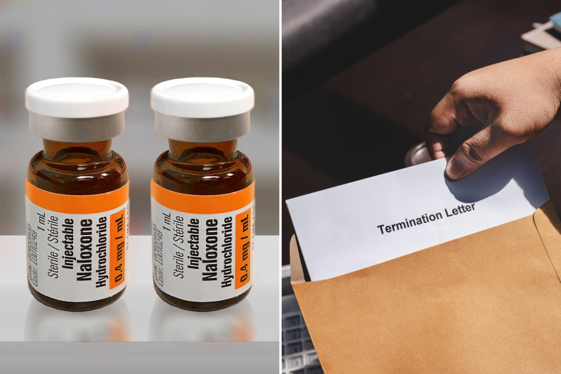 Naloxone and termination letter