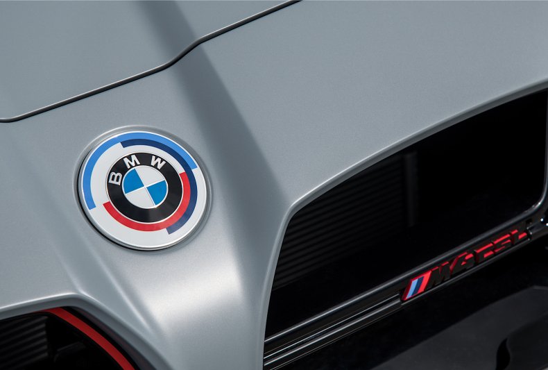 BMW M4 CSL logo hood ornament