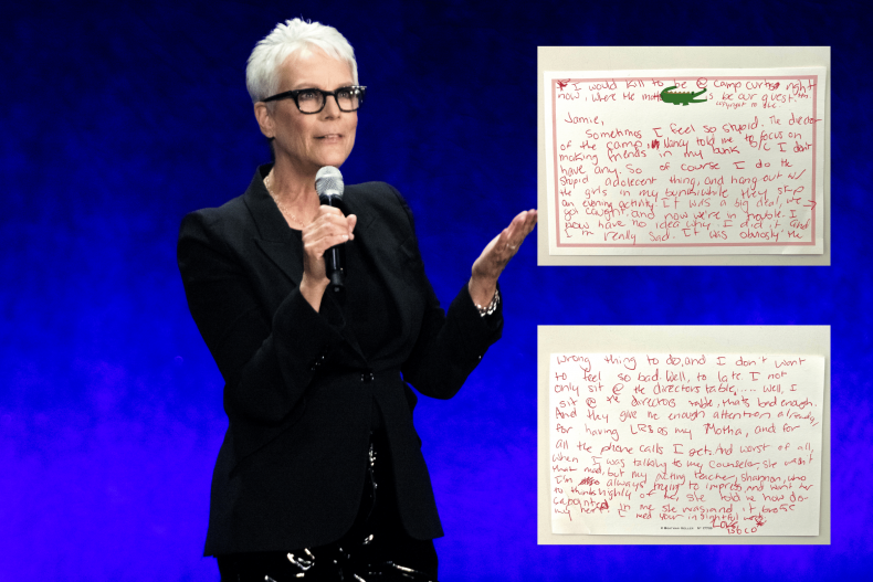 Jamie Lee Curtis and letters from camp