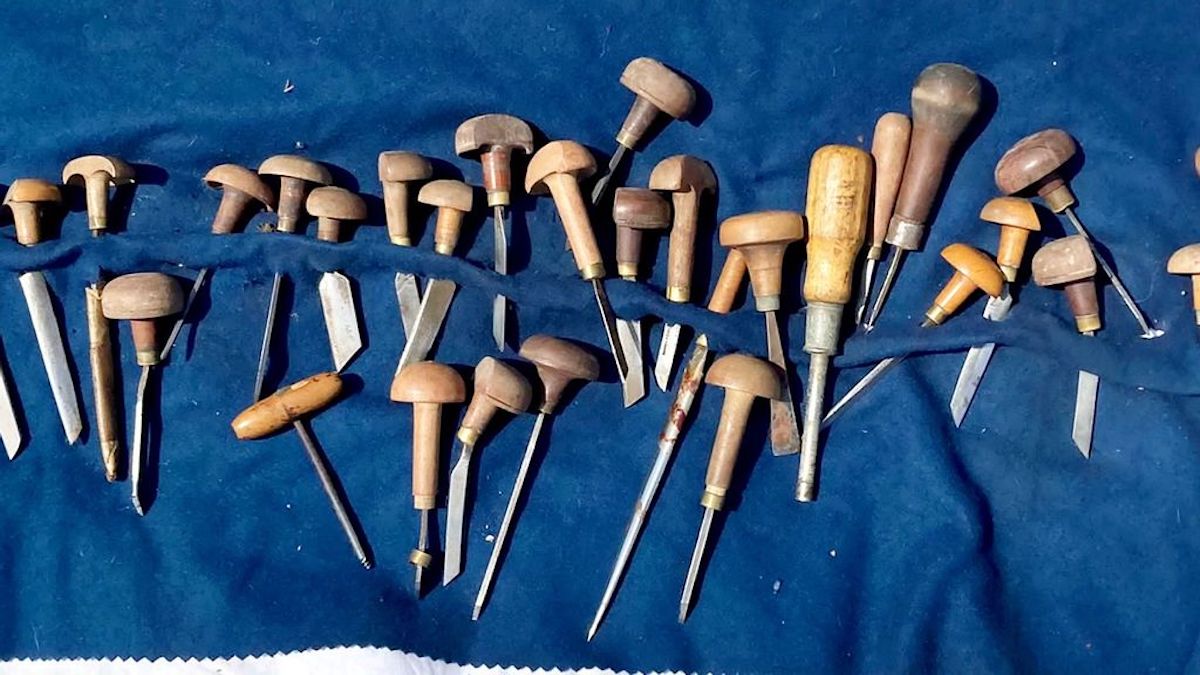 Old wood carving tools for deals sale