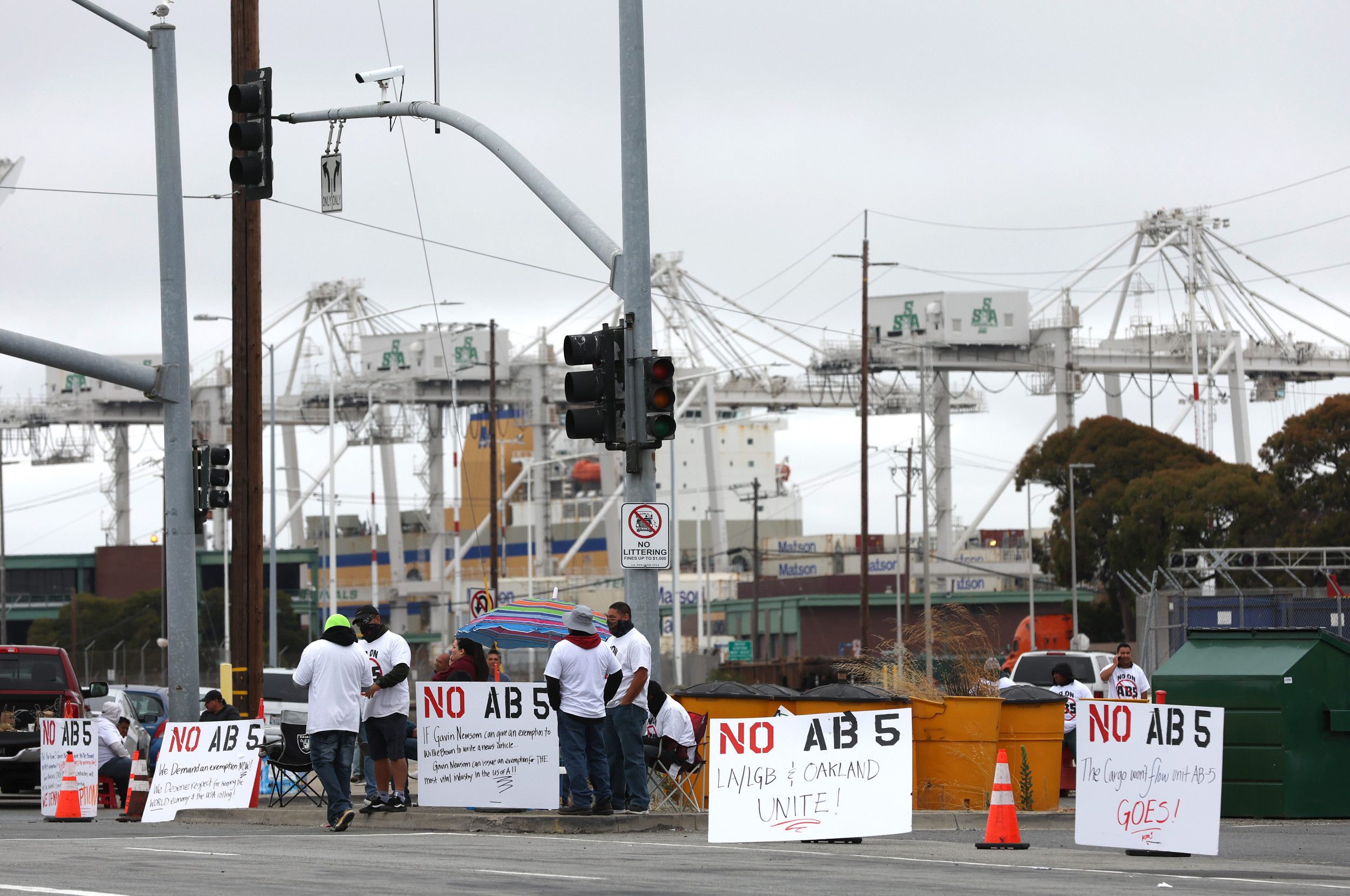 How Ongoing Massive California Trucker Protests Impact Product Deliveries