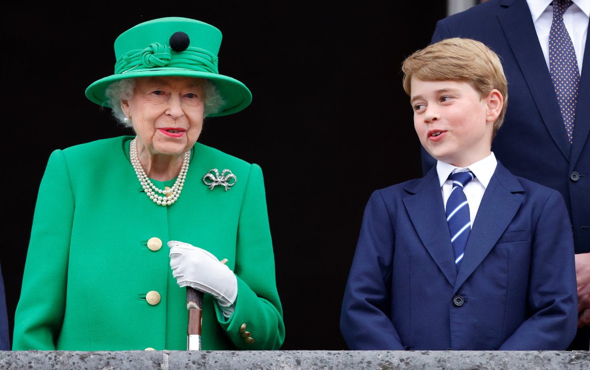 Prince George and Queen Elizabeth Platinum Jubilee