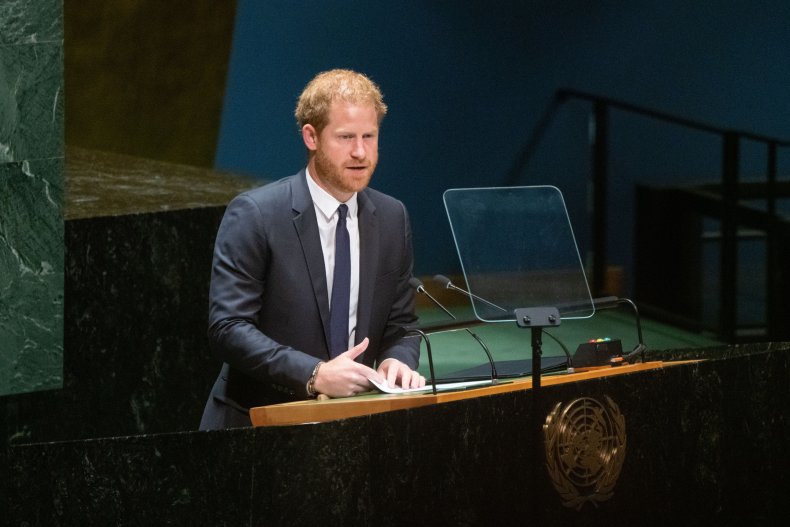 Discurso do príncipe Harry na ONU criticado
