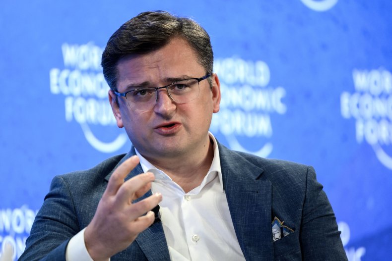 Dmytro Kuleba at WEF in Davos 2022