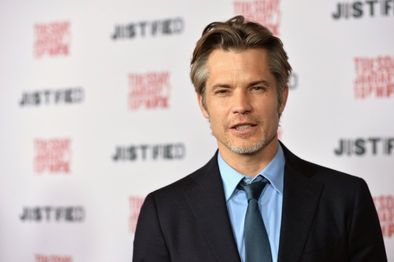 Timothy Olyphant at a premiere 