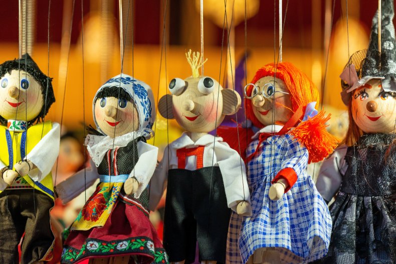 Couple slammed for puppet-themed wedding