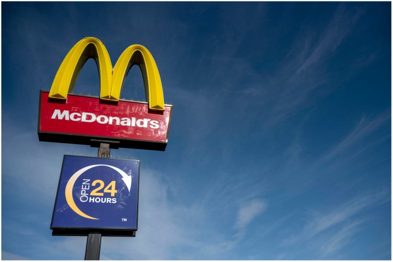 Image of a McDonald's sign.