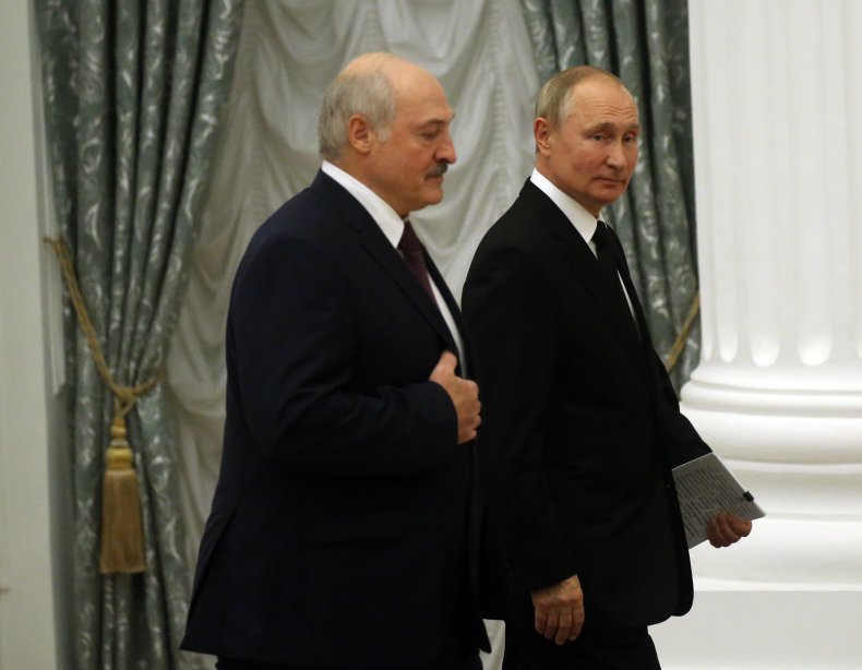 Putin Lukashenko 2021