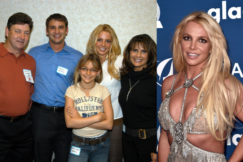 Britney Spears and family